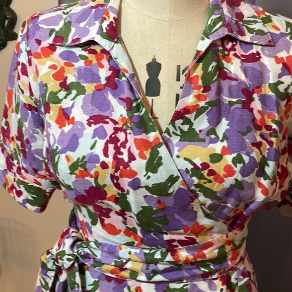 Faux Wrap Dress - Picture 4 of 7